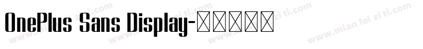 OnePlus Sans Display字体转换